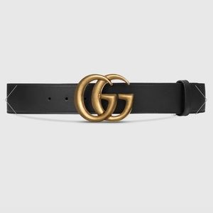 gucci leather belt.